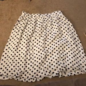 ModCloth polka dot skirt